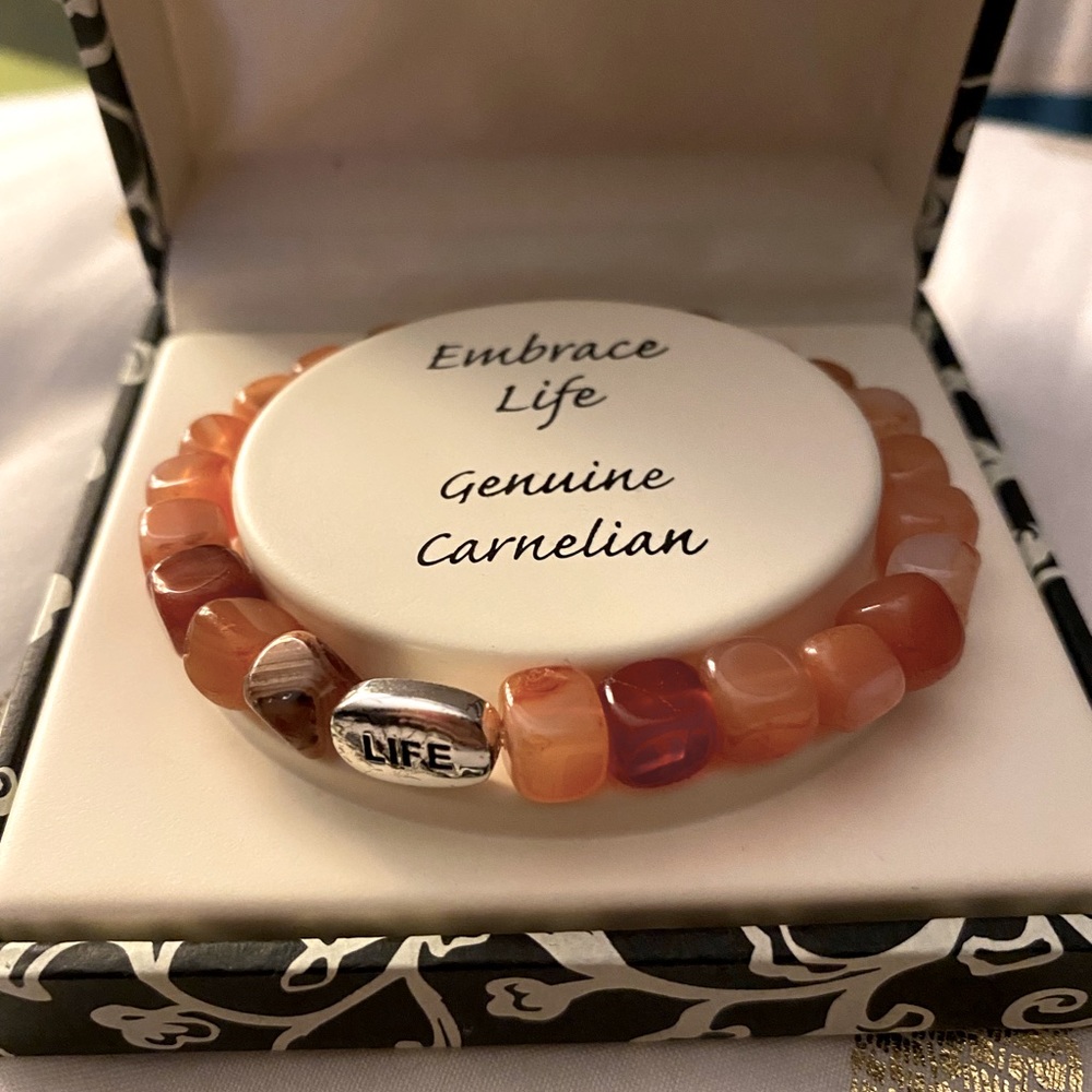 Luxurious vintage real beautiful beasts from genuine carnelian stone and sliver